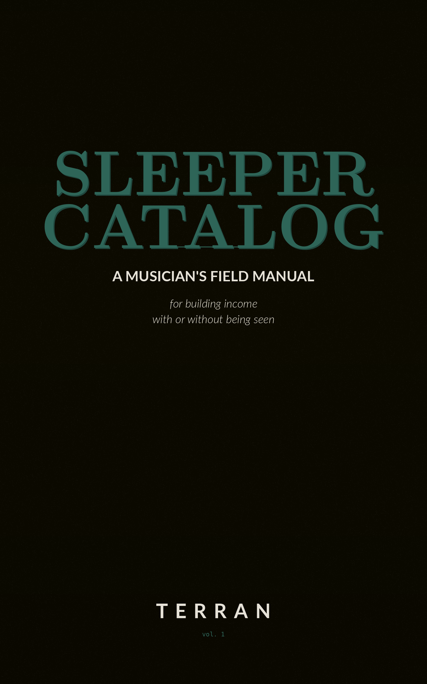 SLEEPER CATALOG